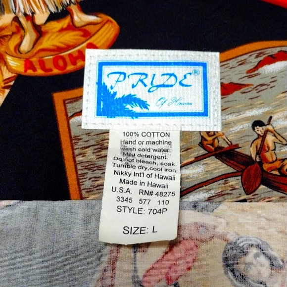 Men's Pride of Hawaii Large Shirt - Picture 4 of 4